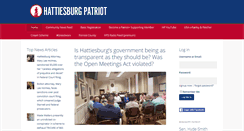 Desktop Screenshot of hattiesburgpatriot.com