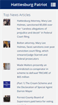 Mobile Screenshot of hattiesburgpatriot.com
